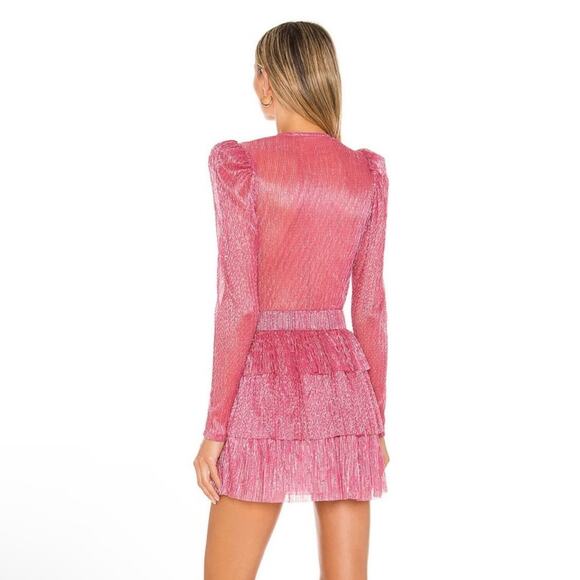 Sabina Musayev Carry Mini Dress in Hot Pink Size Small - Picture 2 of 11